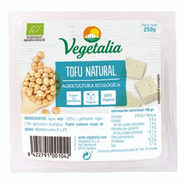 Refrig tofu natural bio ccpae 250 gr