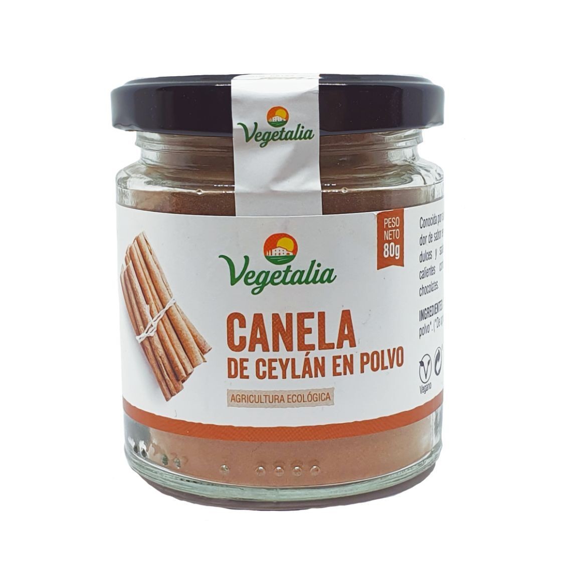 Canela en polvo de ceylan bio ccpae 80 g