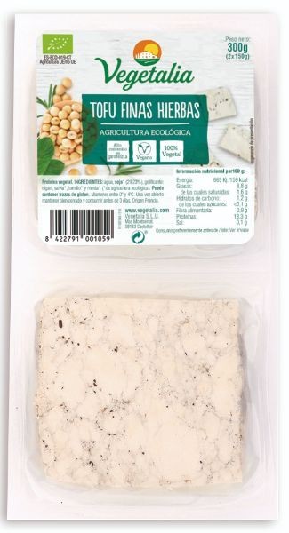 Refrig tofu finas hierbas bio ccpae 2x150 gr