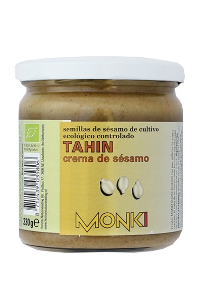 Tahin bio sin sal monki 330 gr