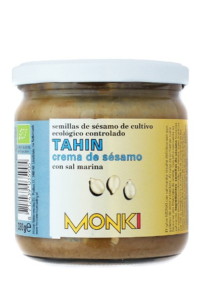 Tahin bio con sal marina monki 330 gr