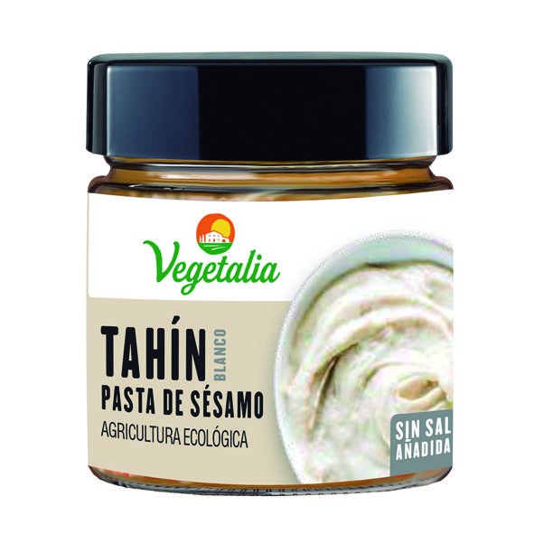 Tahini blanco vegetalia bio  sin sal 180 g