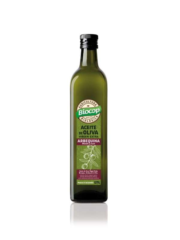 Aceite oliva virgen extra arbequina biocop 750 ml