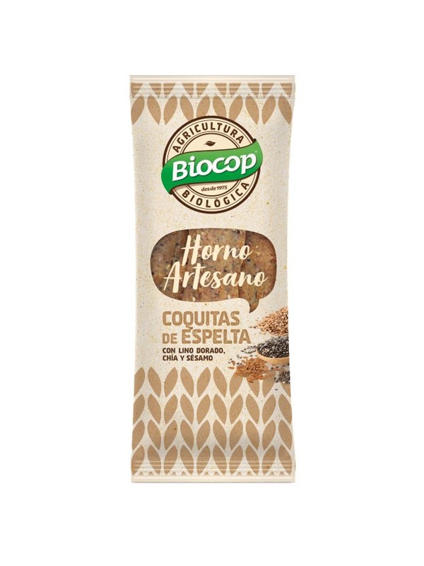 Coquitas trigo espelta lino chia sesamo biocop 75g