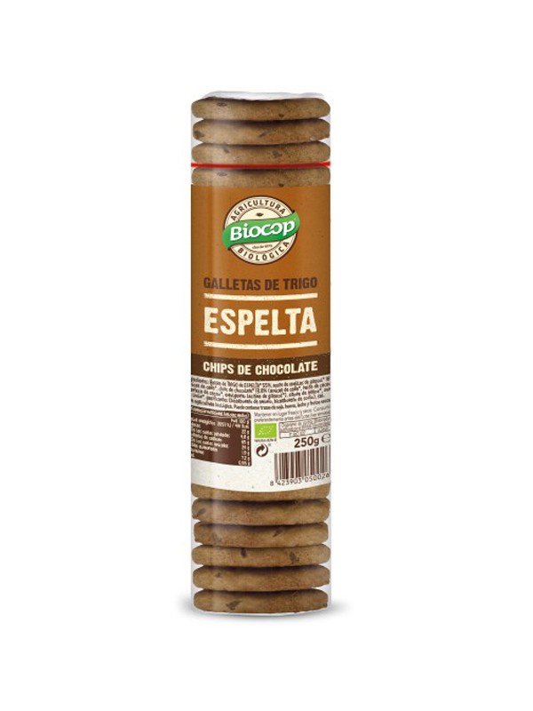 Galleta trigo espelta choco biocop 250 g