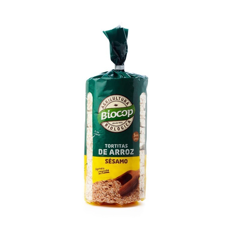 Tortitas arroz sesamo biocop 200 g