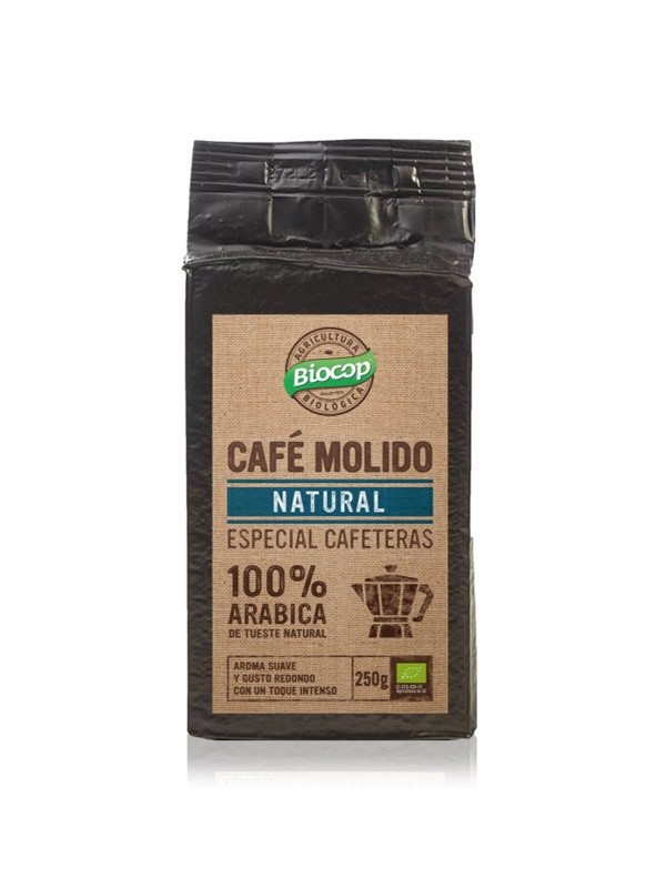 Cafe molido 100% arabica biocop 250 g