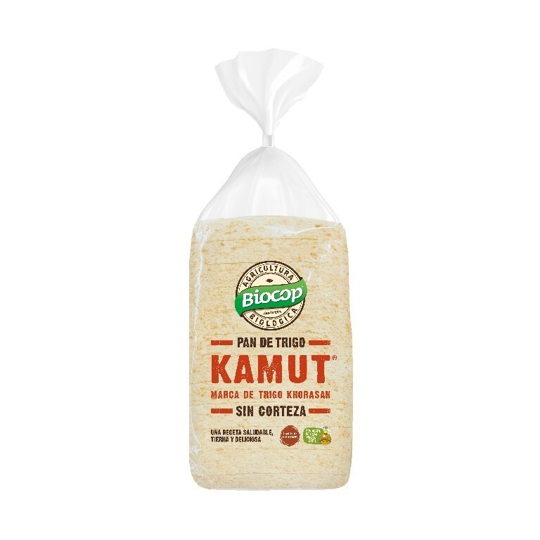 Pan de molde kamut sin corteza bio 300g