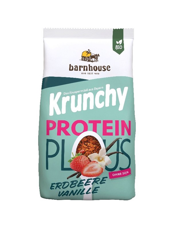 Muesli krunchy protein plus fresa vainilla 325 g