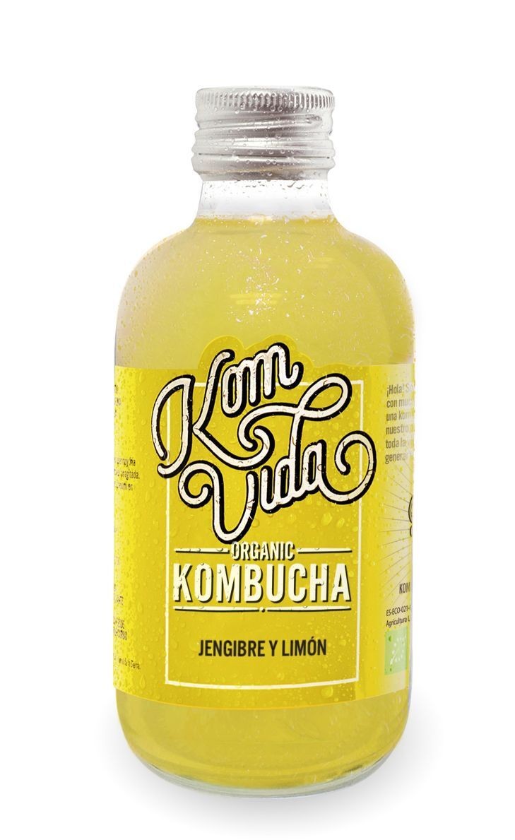 Refrig komvida kombucha jengibre y limon 250 ml