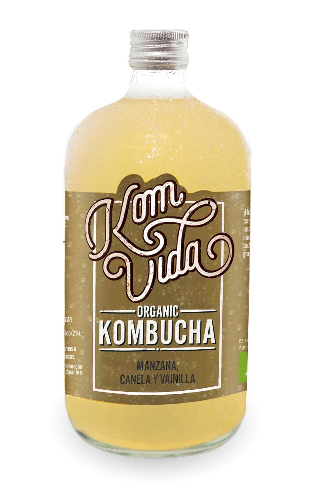 Refrig komvida kombucha manzana canela vainilla 250 ml