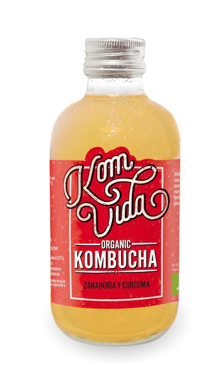 Refrig komvida kombucha zanahoria curcuma 250 ml