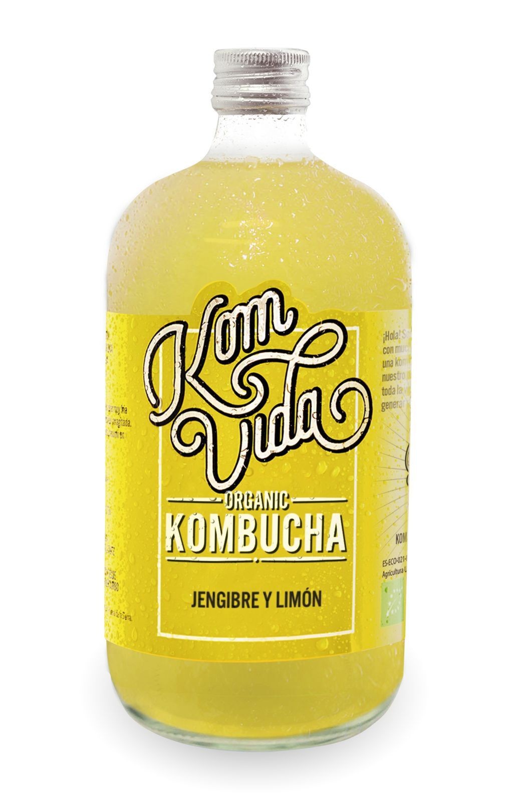 Refrig komvida kombucha jengibre y limon 750ml