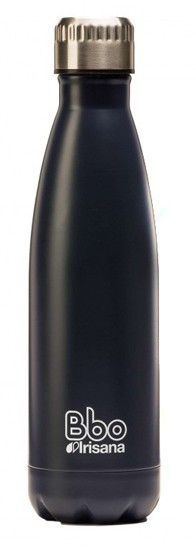 Botella bbo termo acero inoxidable 750ml azul y funda irisana