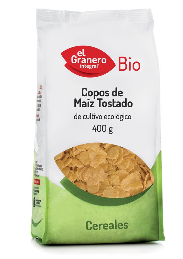 Copos de maiz tostado bio 400 g