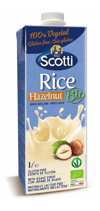 Scotti bebida bio arroz y avellana 1l