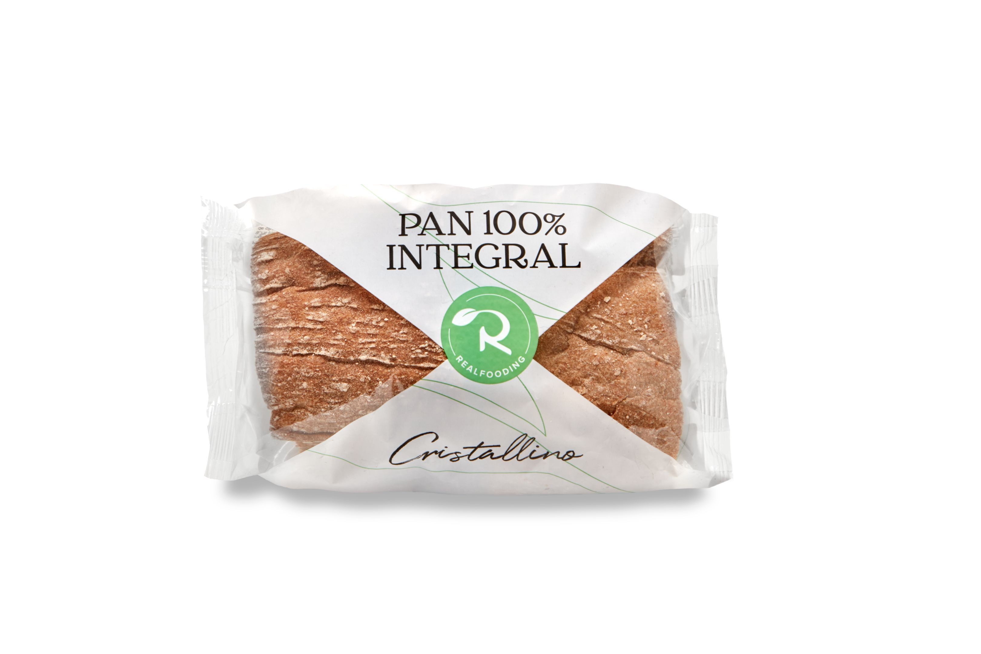 Pan cristalino 100% integral realfooding 210 g