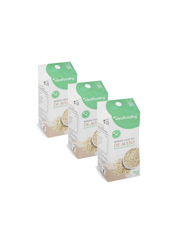 Bebida avena 200ml realfooding (pack 3 uds)