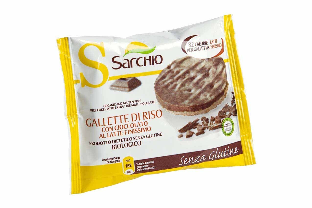 Tortita bio monoporcion arroz y choc leche 25gr