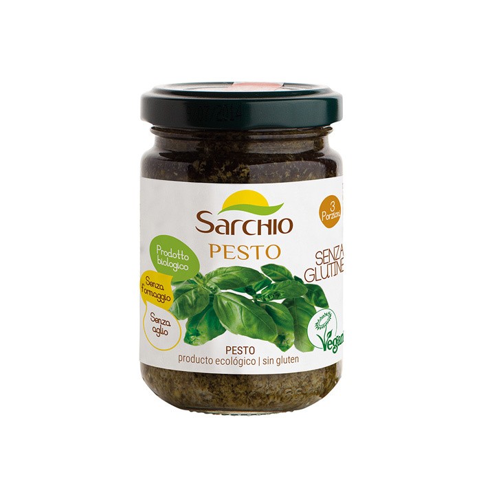 Salsa pesto verde bio 130gr