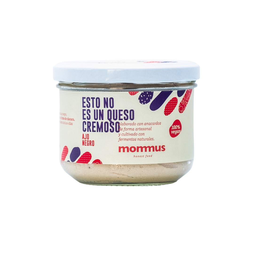 Refrig no es queso cremoso de ajo negro 190g