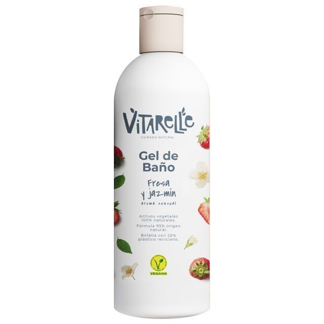 Gel de baño fresa y jazmín 750ml