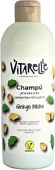 Champú fortificante/prevención caída ginkgo biloba 400ml