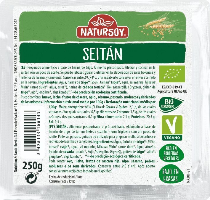 Refrig seitan bio natursoy 250 g