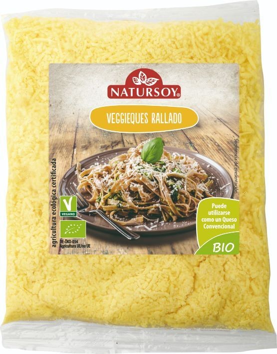 Refrig queso vegano veggieques rallado bio natursoy 200 g