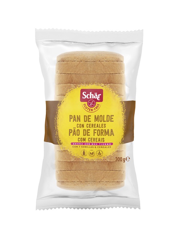 Pan de molde con cereales 300g schar